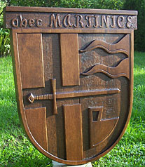 Znak obce Martiníce